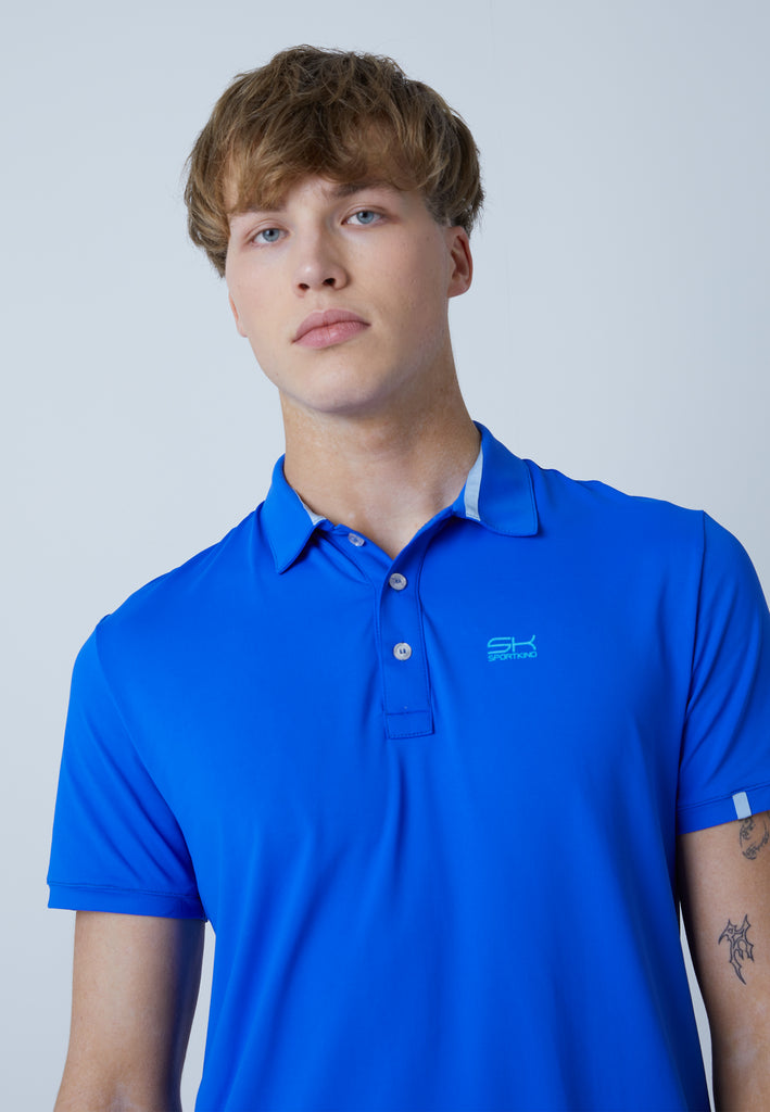 Jungen & Herren und Gender Tennis Poloshirt Herren & Jungen, kobaltblau von SPORTKIND