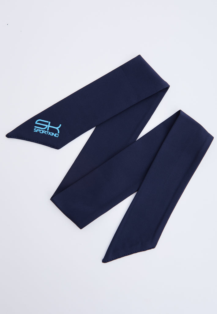 Unisex und Gender Tennis Stirnband / Schweißband, navy blau von SPORTKIND