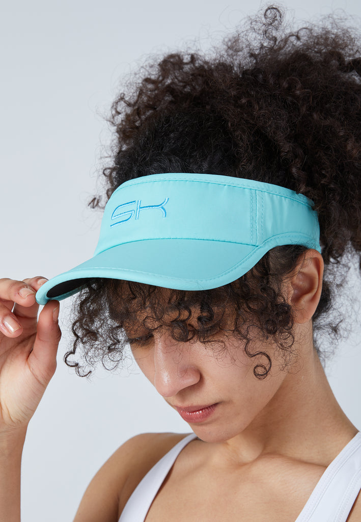 Unisex und Gender Tennis Sun Visor, mint von SPORTKIND