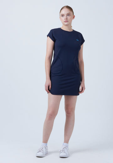 Mädchen & Damen und Gender Tenniskleid Loose Fit, navy blau von SPORTKIND