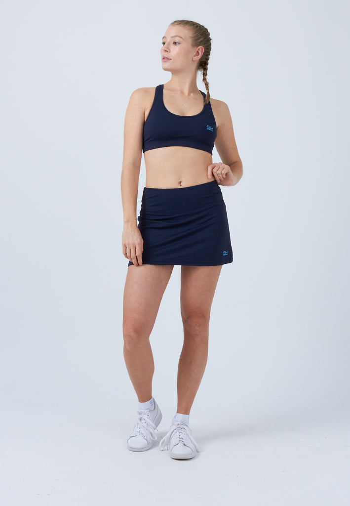 Mädchen & Damen und Gender Basic Tennisrock / Skort, navy blau von SPORTKIND