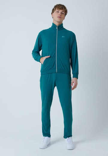 Jungen & Herren und Gender Tennis Court Joggingjacke, petrol grün von SPORTKIND