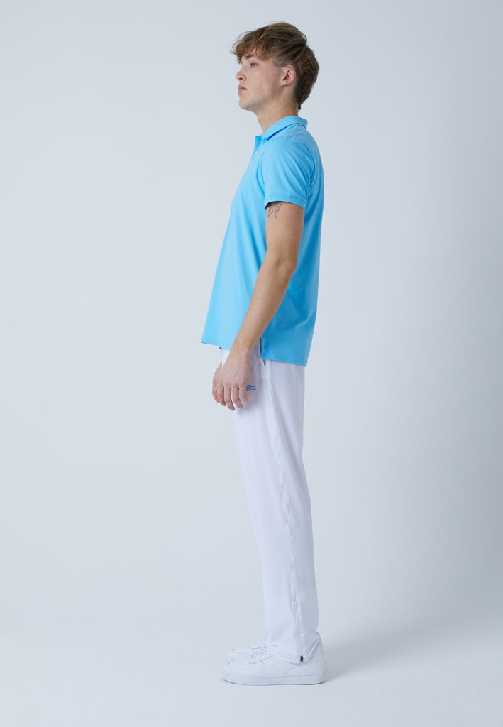 Jungen & Herren und Gender Tennis Poloshirt Herren & Jungen, hellblau von SPORTKIND