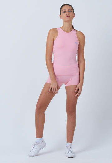 Mädchen & Damen und Gender Tennis Tanktop High Neck, hellrosa von SPORTKIND